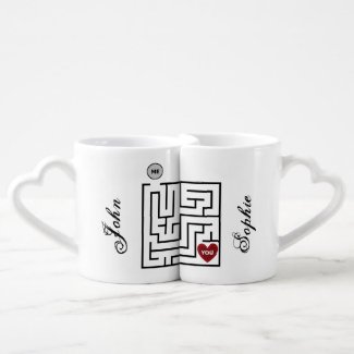 Lovers Mugs That Solve The Path To Love Puzzle 
