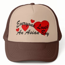 Loves Asian Boy Hat by Method77 Loves Asian Boy Hat