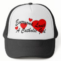 Loves Catholic Girl Hat