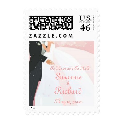 Love&#39;s Embrace Postage Stamp