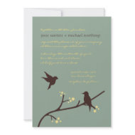 Love's Flight 5x7 Invitations invitation