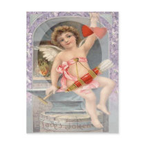 Love's Joker Vintage Valentine Postcard