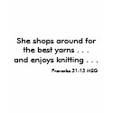 Loves Knitting t-shirt