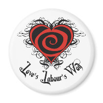 Love's Labour's Won magnets