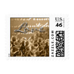Loves Letters And Wedding Invitation Postage Stamp