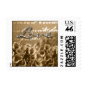 Loves Letters And Wedding Invitation Postage Stamp
