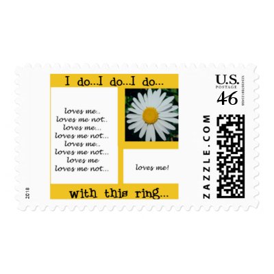 Loves Me Daisy Wedding Postage