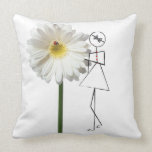 Loves Me, Loves Me Not Throw Pillow