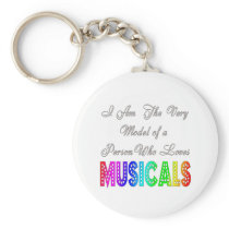 Loves Musicals Keychain keychains