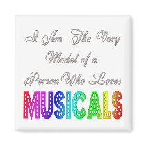 Loves Musicals Magnet magnets