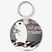 Loves Popcorn! keychains by hamsteronapiano Loves Popcorn! keychains
