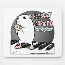 Loves Popcorn! mousepads