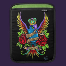 "Loves Reign" Rainbow Swallow Tattoo IPad Sleeve rickshaw sleeves