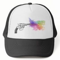 love's smokin' gun : rainbow : hats