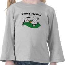 Loves Tickles T-shirt by toddlersplace Loves Tickles T-shirt