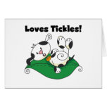 Loves Tickles T-shirts and Gifts Greeting Cards