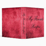 Love's Twilight Recipe Album Vinyl Binders