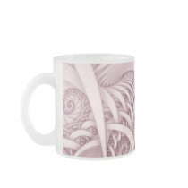 "Love's Volley" Frosted Glass Mug by Claire_Jones "Love's Volley" Frosted Glass Mug