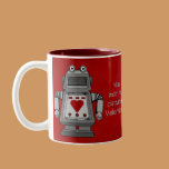 Lovesick Robot Mug mugs