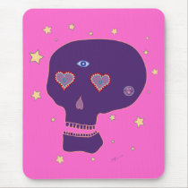 LoveSkull Mousepad mousepads