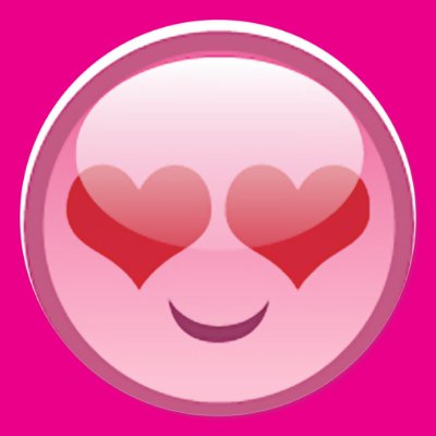 Lovestruck Happy Face Round Stickers Zazzle_sticker