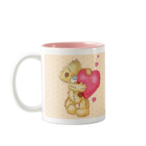 Lovey Dovey Bear mugs by Felidae52 Lovey Dovey Bear mugs