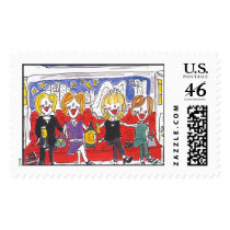 Lovie and Dodge Bachelorette postage