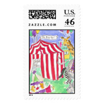 Lovie and Dodge Big Top postage