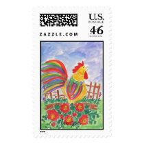 Lovie and Dodge - Chanticleer Stamp