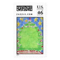 Lovie and Dodge Christmas Big Tree postage
