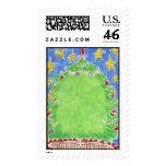 Lovie and Dodge Christmas Big Tree postage