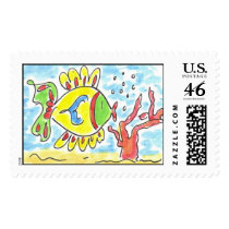 Lovie and Dodge Fishy postage by lovieanddodge Lovie and Dodge Fishy postage