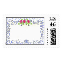 Lovie and Dodge - Floral Scroll postage