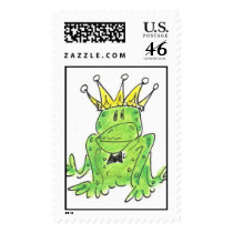 Lovie and Dodge Frog King postage by lovieanddodge Lovie and Dodge Frog King postage