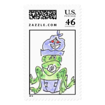 Lovie and Dodge Frog Prince postage by lovieanddodge Lovie and Dodge Frog Prince postage