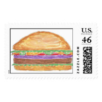 Lovie and Dodge Hamburger postage