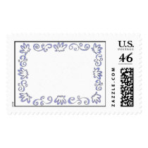 Lovie and Dodge - Scroll Blue Stamp