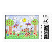 Lovie and Dodge Snips & Snails Stamp