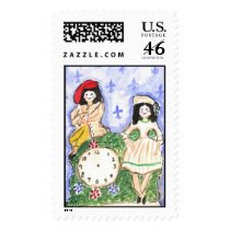 Lovie and Dodge Staffordshire Clock postage