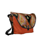 Lovin Orange Mosaic Heart Design Courier Bag