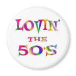 Lovin the 50's refrigerator magnets