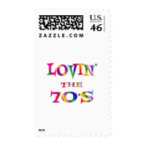 Lovin the 70s postage stamp