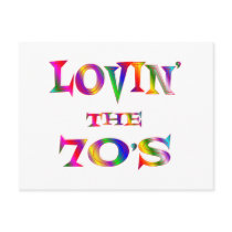 Lovin the 70s postcard