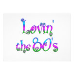 Lovin the 80s personalized announcement