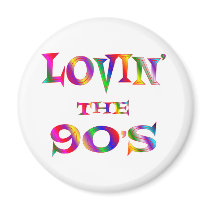 Lovin the 90s refrigerator magnets