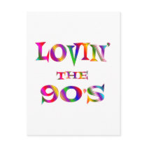 Lovin the 90s post card