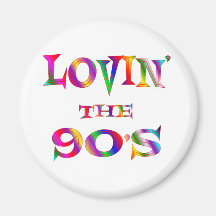 Lovin the 90s refrigerator magnets