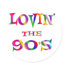 Lovin the 90s stickers