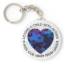 Loving a child with autism keychain