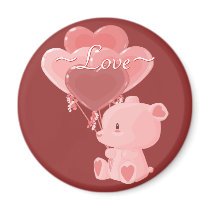 Loving Bear Magnet by Customizables Loving Bear Magnet